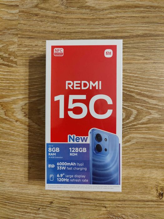 ЧИСТО НОВ смартфон XIAOMI REDMI 15C 128/4