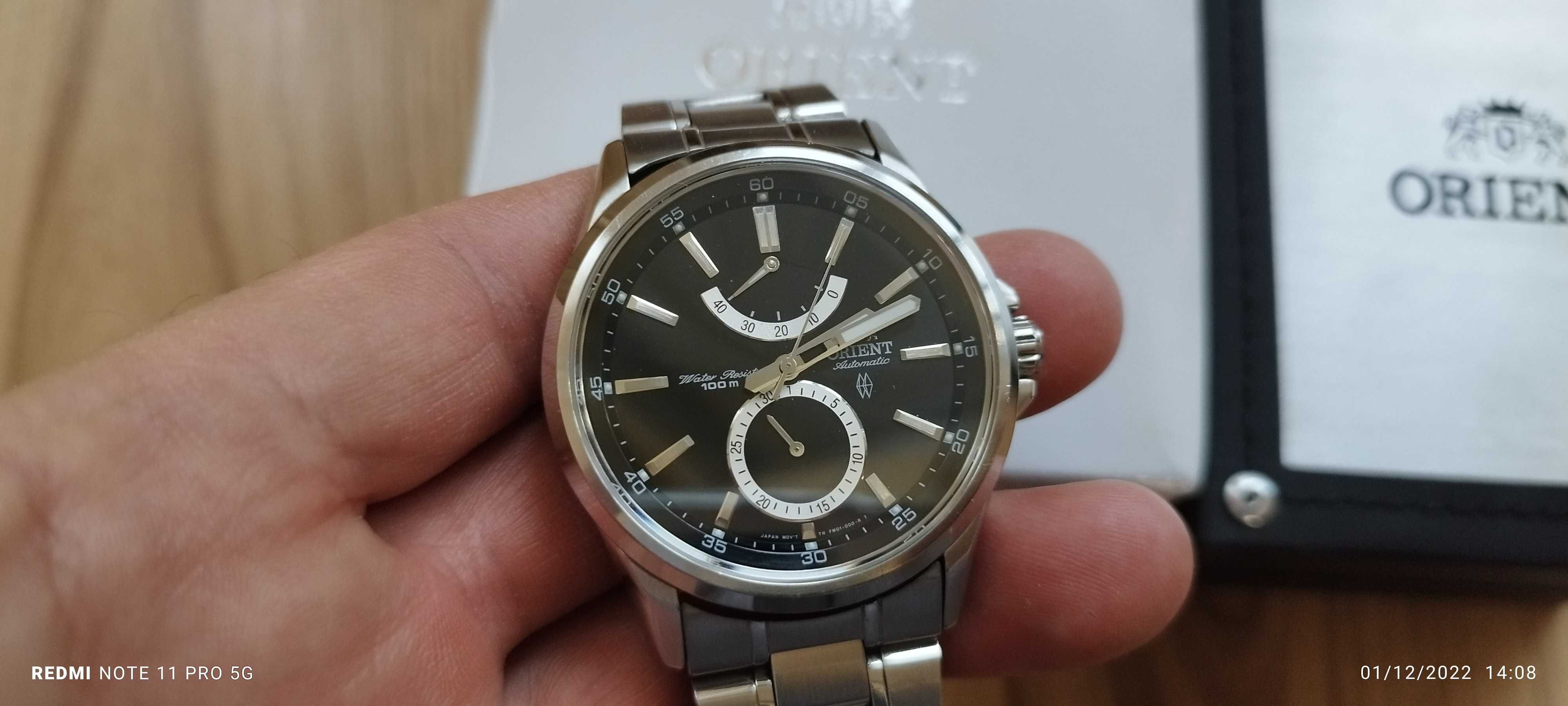 Часовник Ориент-Автоматик, сапфир кристал, 100 м. Отличен