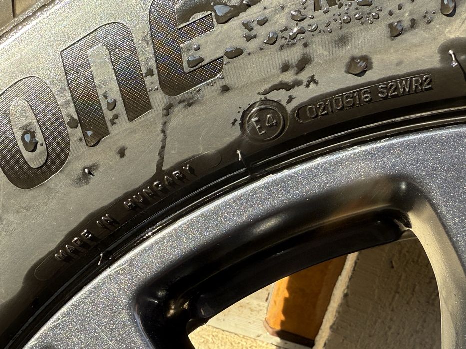 Jante Aliaj+cauciucuri iarna Honda CRV originalen