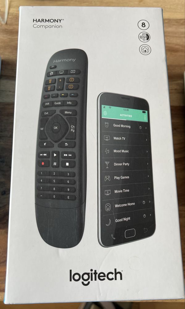 Logitech Harnony hub si companion