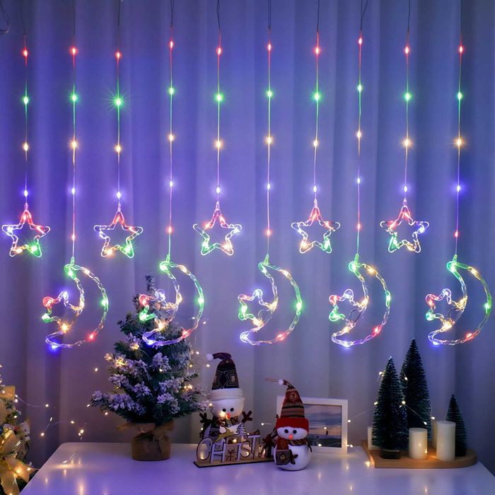 Instalatie de Craciun Luna 10 Fire Multicolor