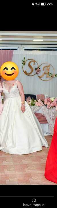 Сватбена рокля шита по поръчка