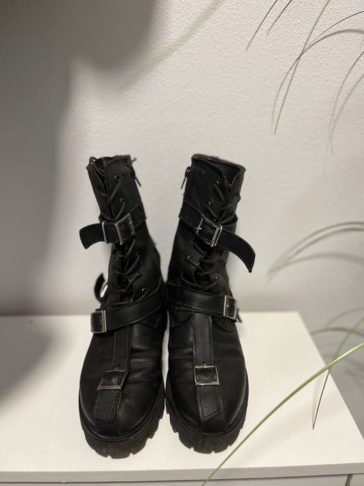 Cizme din piele , 36 impecabil.