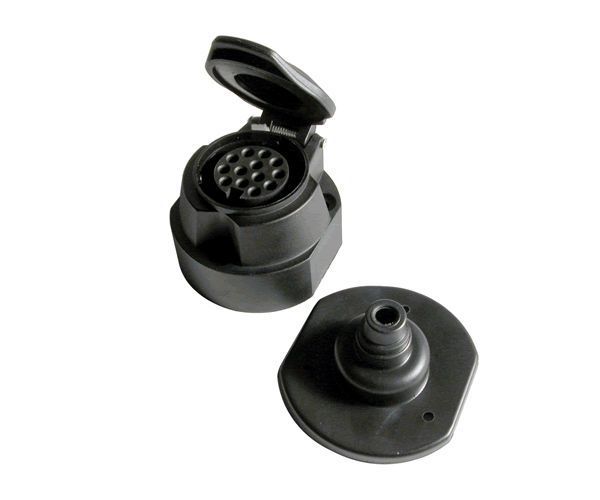 Priza remorca auto Carpoint 12V 13 pini plastic Tip Jager, 1 buc
