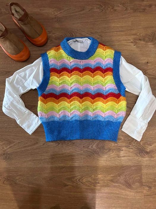 Елек без ръкав пуловер zara