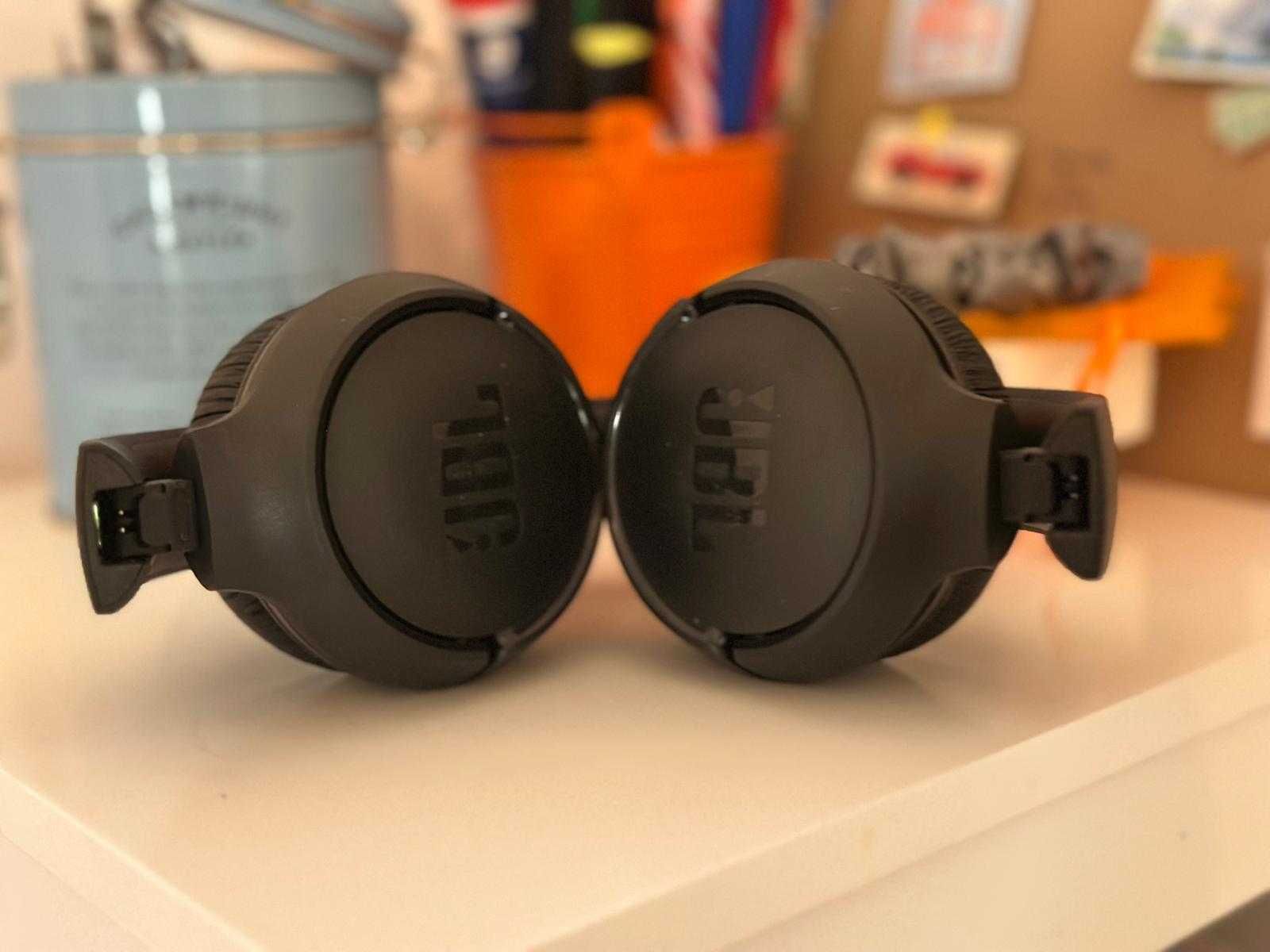 Casti JBL Tune 520BT, Bluetooth, On-ear, Microfon, negru