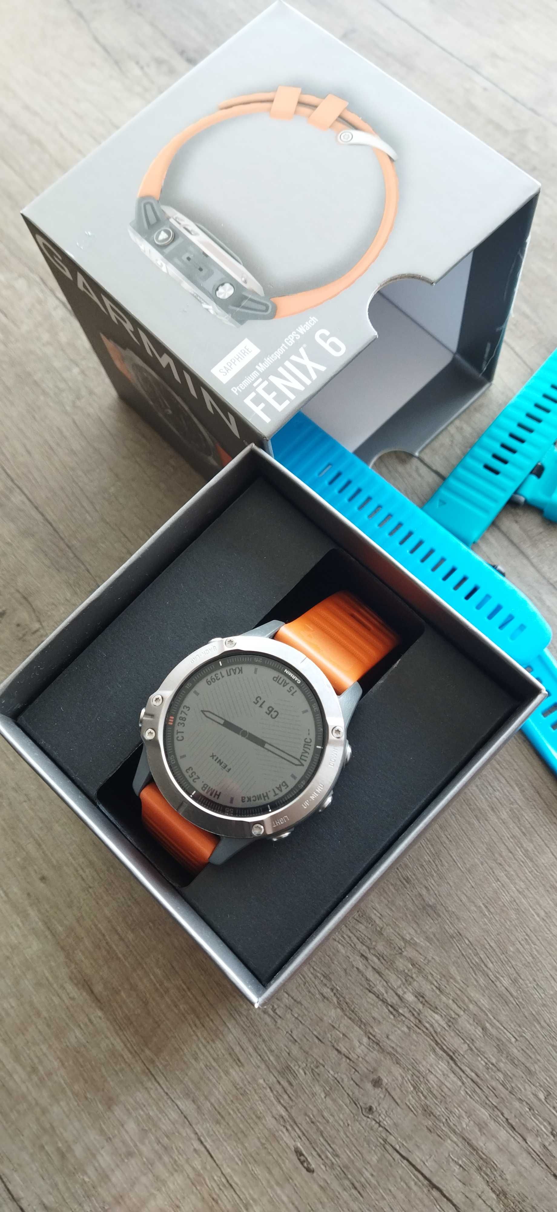 Garmin Fenix 6 sapphire titan в гаранция