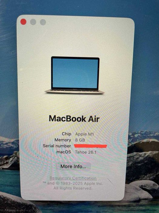 MacBook Air M1 8/256