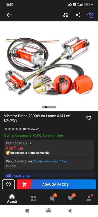 Vibrator de beton sh