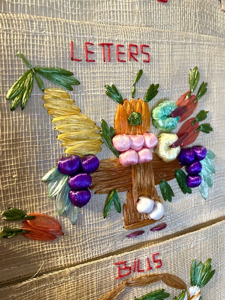 Decor perete handmade 2 bucati calendar + suport
