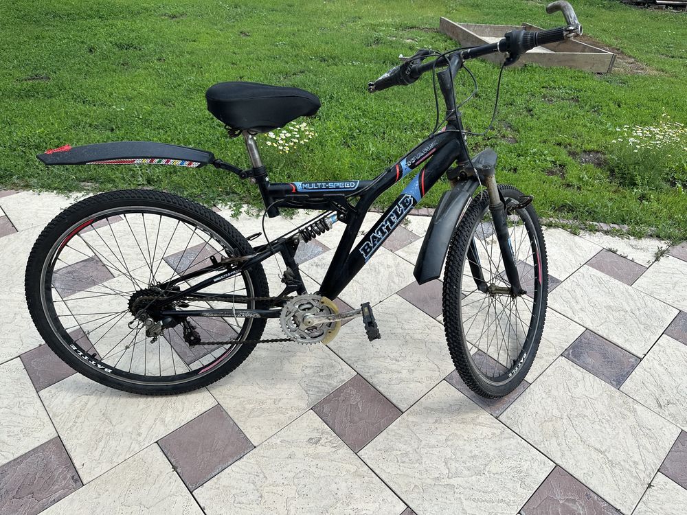 Велосипед для взрослых battle multi speed spark
