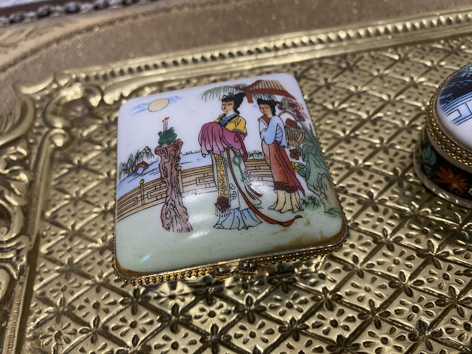 Китайски кутии за бижута от порцелан