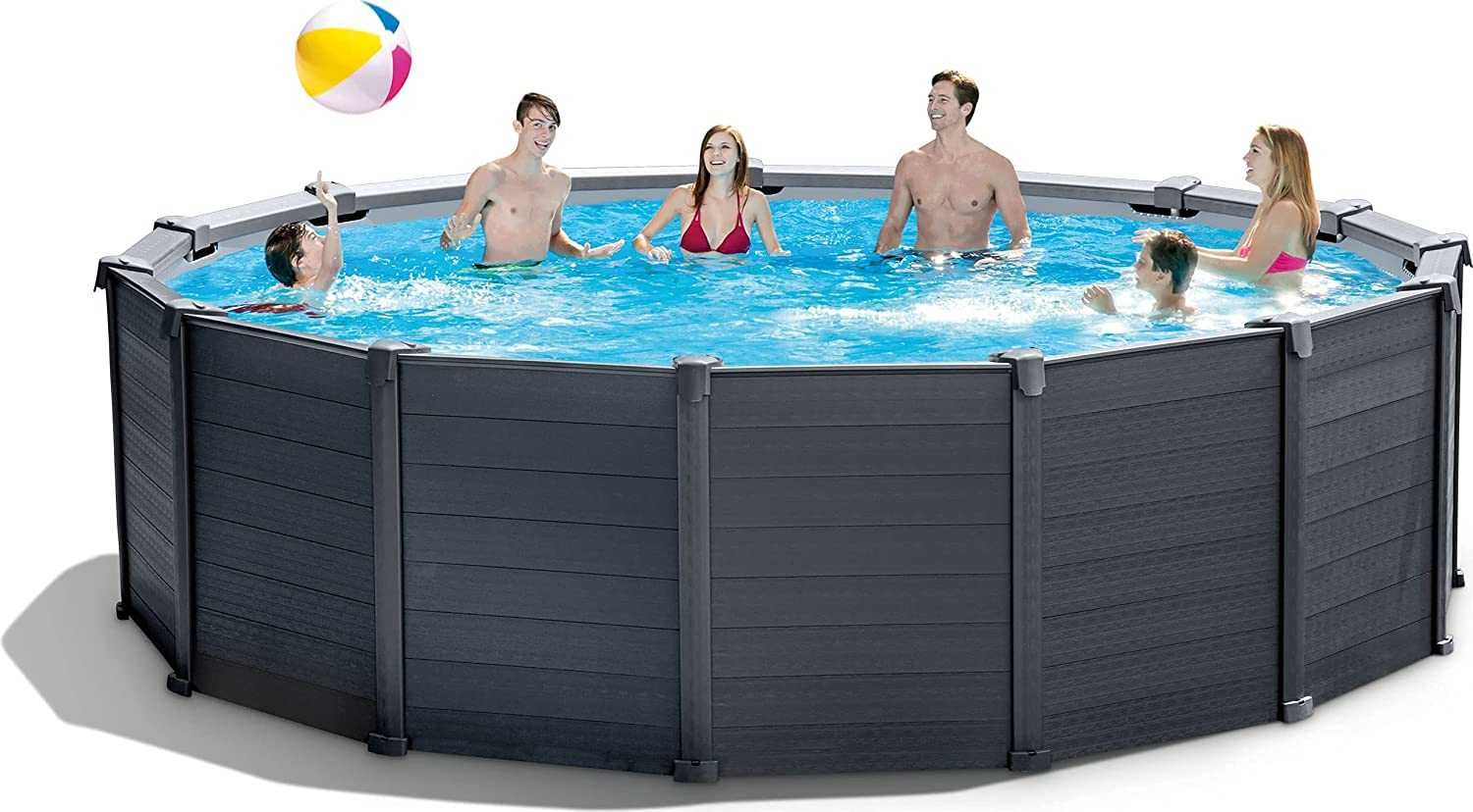 Intex Frame Pool Graphite 478x124cm