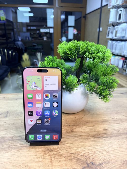 iPhone 15 Pro Max Blue 256Gb - Sanatate bat. 89% - Garantie 12 luni