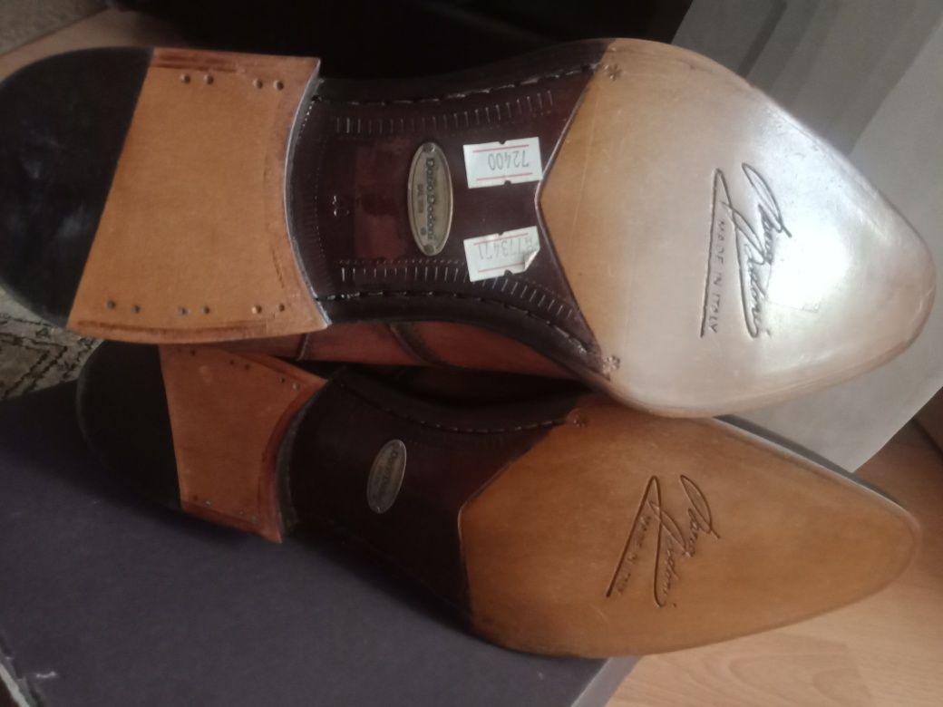 Продам мужские осенние кожаные итальянские сапоги "Dario Dodoni "