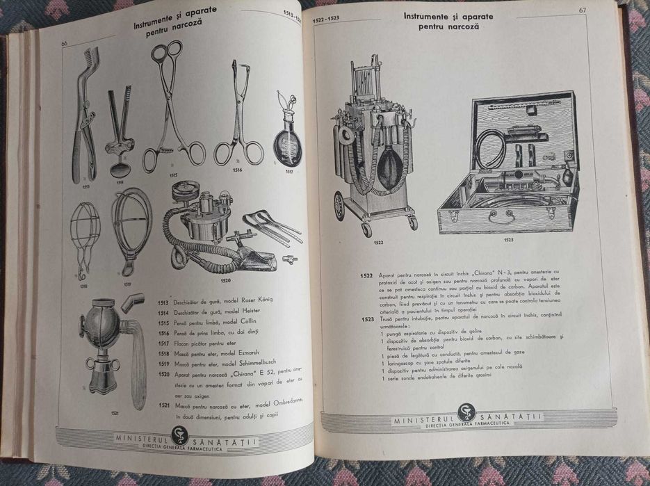 Carte - Aparate si instrumente medicale - Editura tehnica, 1956