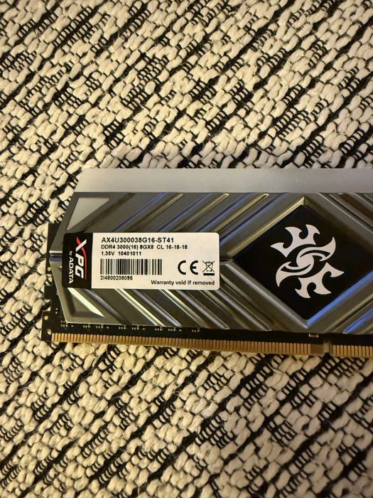 Memorii ram ADATA XPG Spectrix D41 Tungsten RGB 8GB DDR4 3000MHz CL16