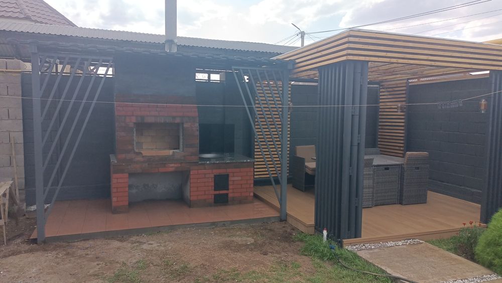 Ассалаумагалекум.  Сварочные работы.  Навес, варота, биседка, забор,