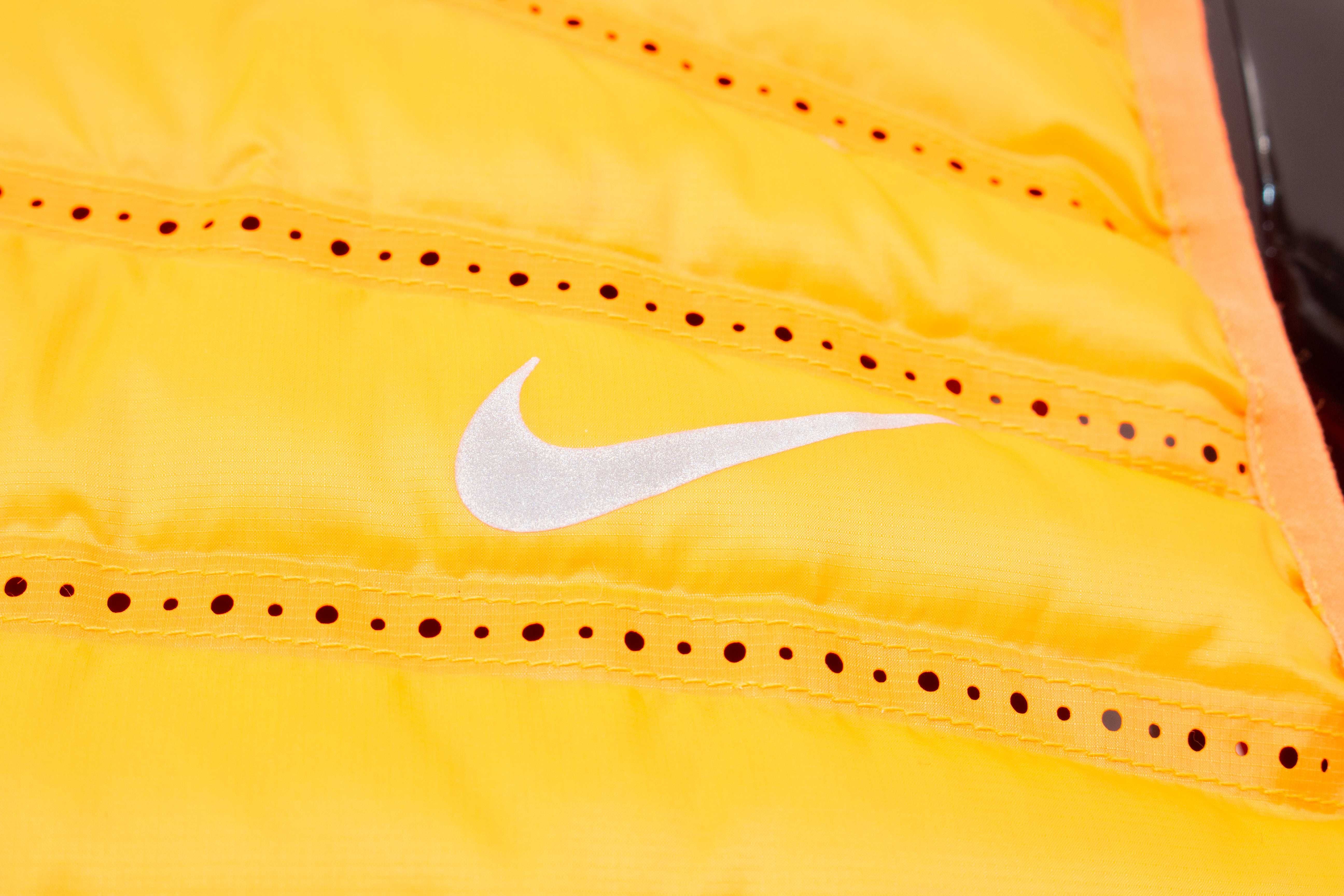 Nike Aeroloft 800 оригинална грейка оранжева пълнеж пух за бягане L