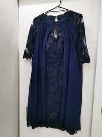 Официална тъмно синя рокля