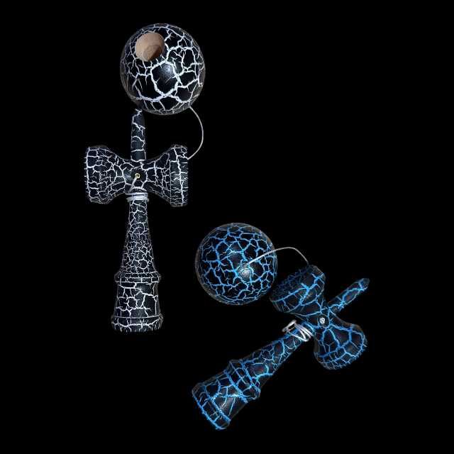 Joc de indemanare Kendama Crack,Albastra