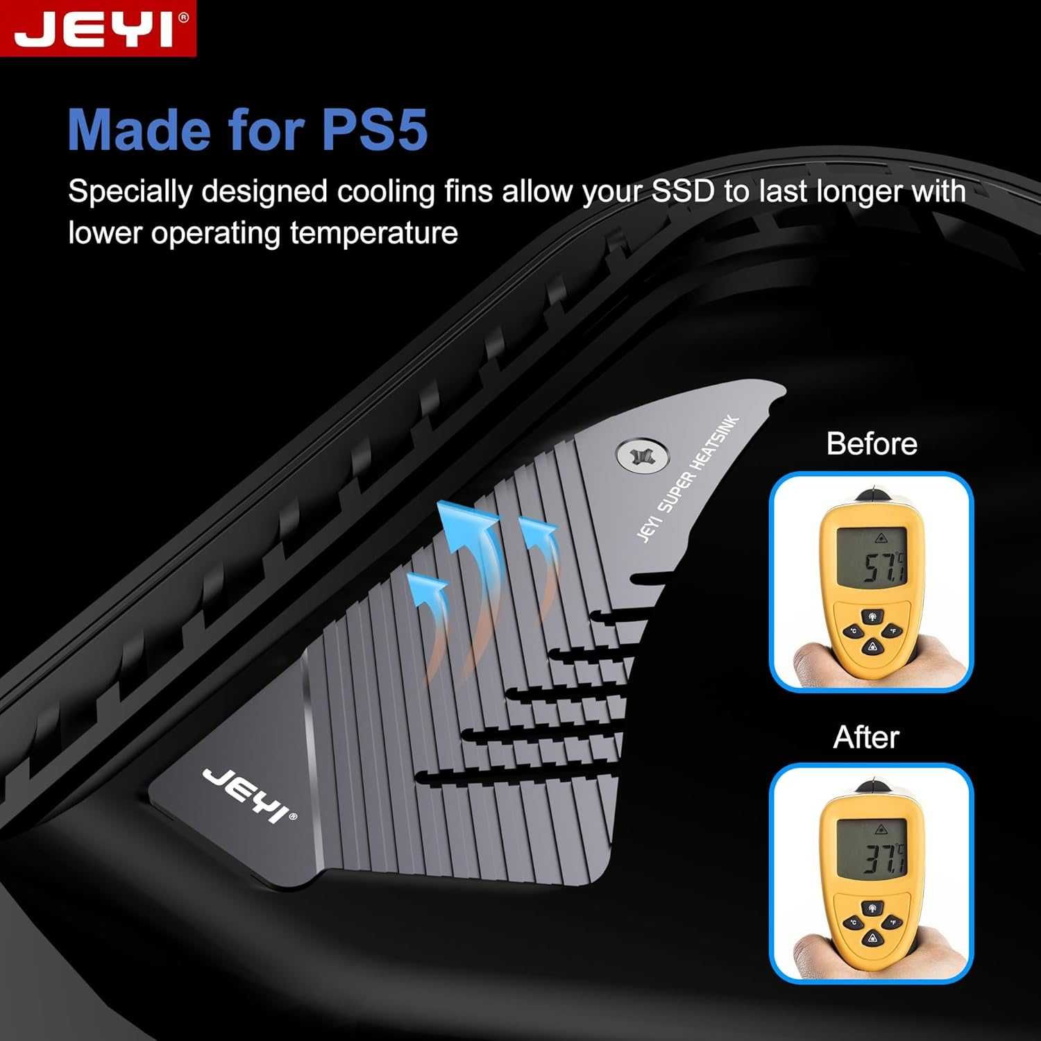 Охлаждающий радиатор для SSD m.2 Play Station 5 fat