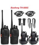 Комплект 2 броя Радиостанция Baofeng BF-888S с 16 канала + хендсфрита