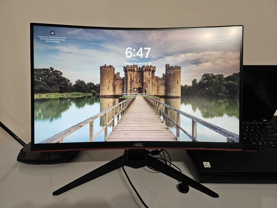 Monitor Gaming Curbat AOC C24G1 24" Full HD, 144Hz, FreeSync