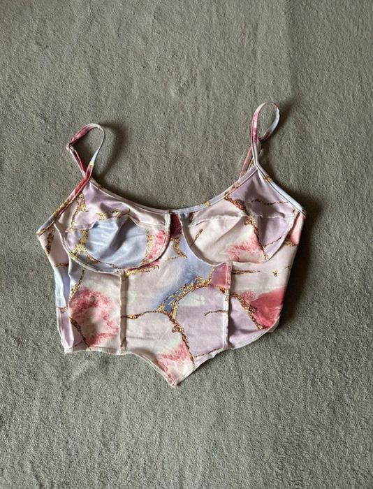 Maieu cu imprimeu de marmura