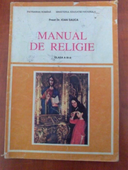 Manual de religie pentru clasa a 3-a