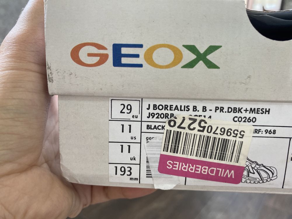 Новые сандалии Geox, 29 размера
