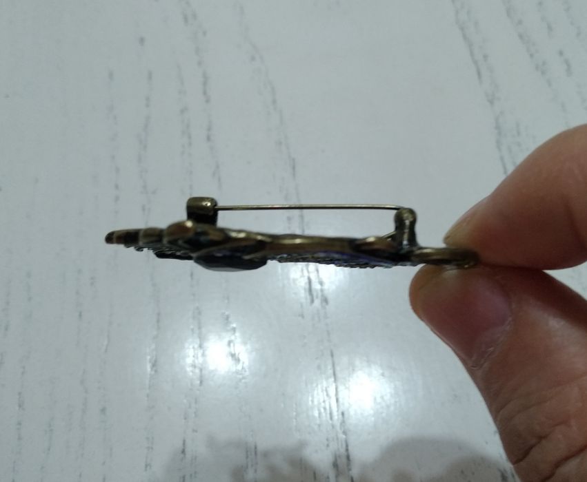 Брошь "Павлинье Перо"