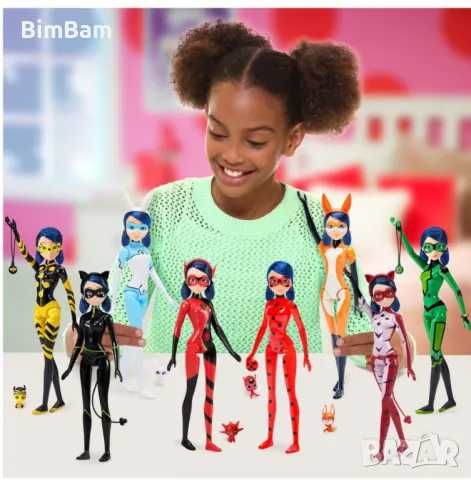 Оригинална кукла Miraculous Калинката и Черния котарак с магическо