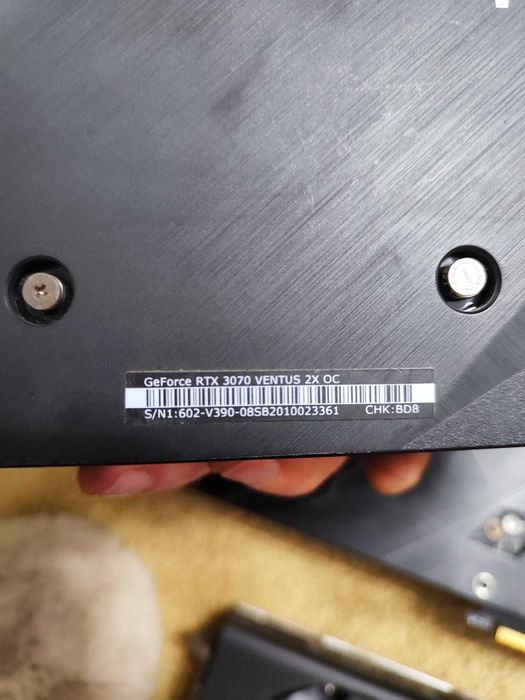 Placa video RTX 3070, 2080 super, RX 5700 XT
