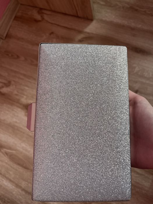 Официална сребриста чанта