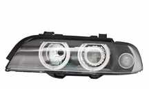 Кристални фарове Angel Eyes BMW E39 (1995-2000) - черни - 10% ОТСТЪПКА