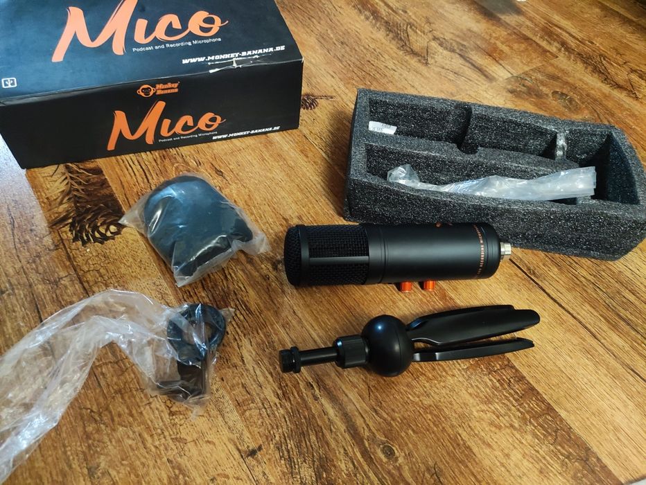 Microfon USB Monkey Banana Mico Set nou in cutie