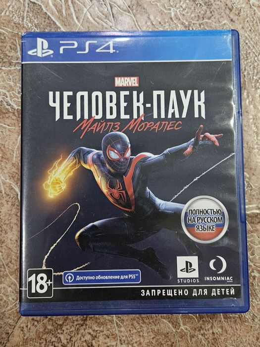 Продам игру ps4/ps5 Человек Паук