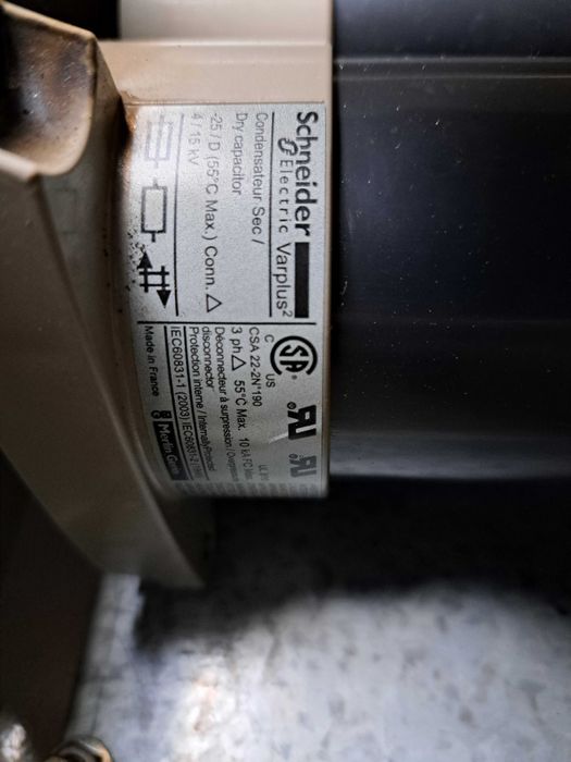 Baterie de condensatoare, compensare energie reactiva 10 kw  380V