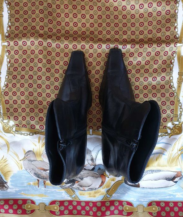 Botine cizme toc piele naturala Paul Green Zara Musette