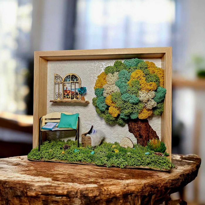 Декоративни пана със скандинавски мъх – оригинални подаръци