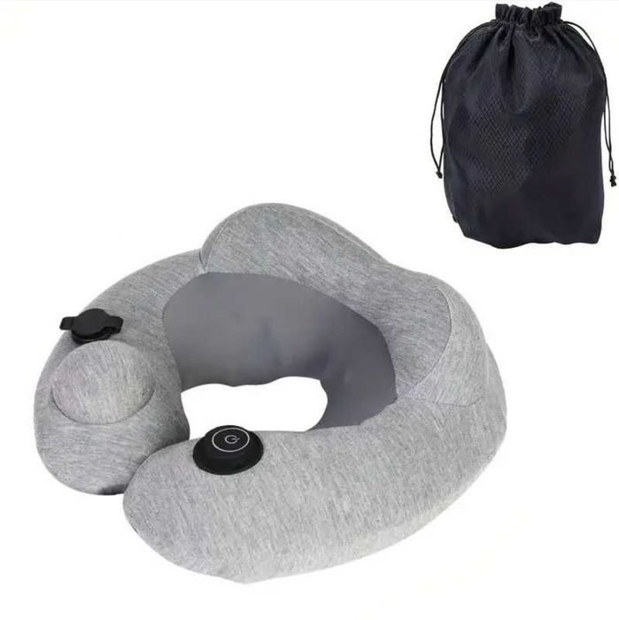 Pernă masaj gât portabilă gonflabilă USB – Lot 50 bucăți