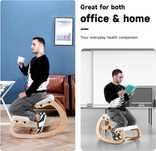Scaun ergonomic reglabil in genunchi, lemn natural, REDUS de la 800RON