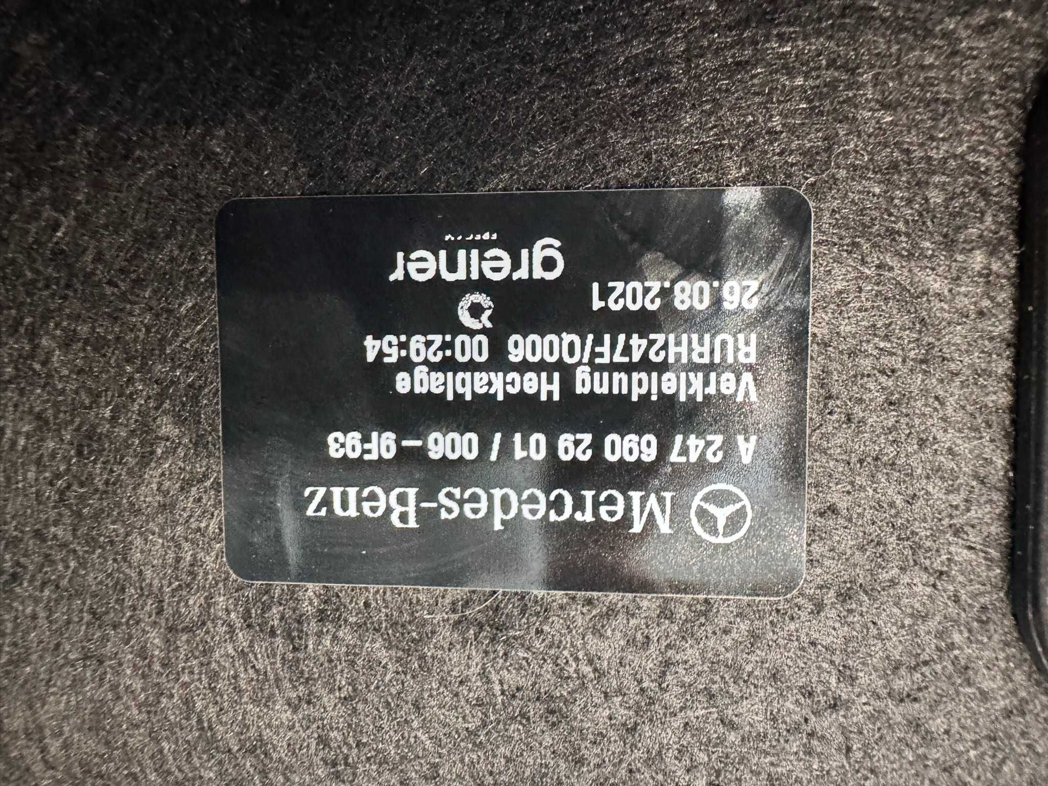 Polita portbagaj Mercedes eqa /gla/eqb/glb   cod A2476902901