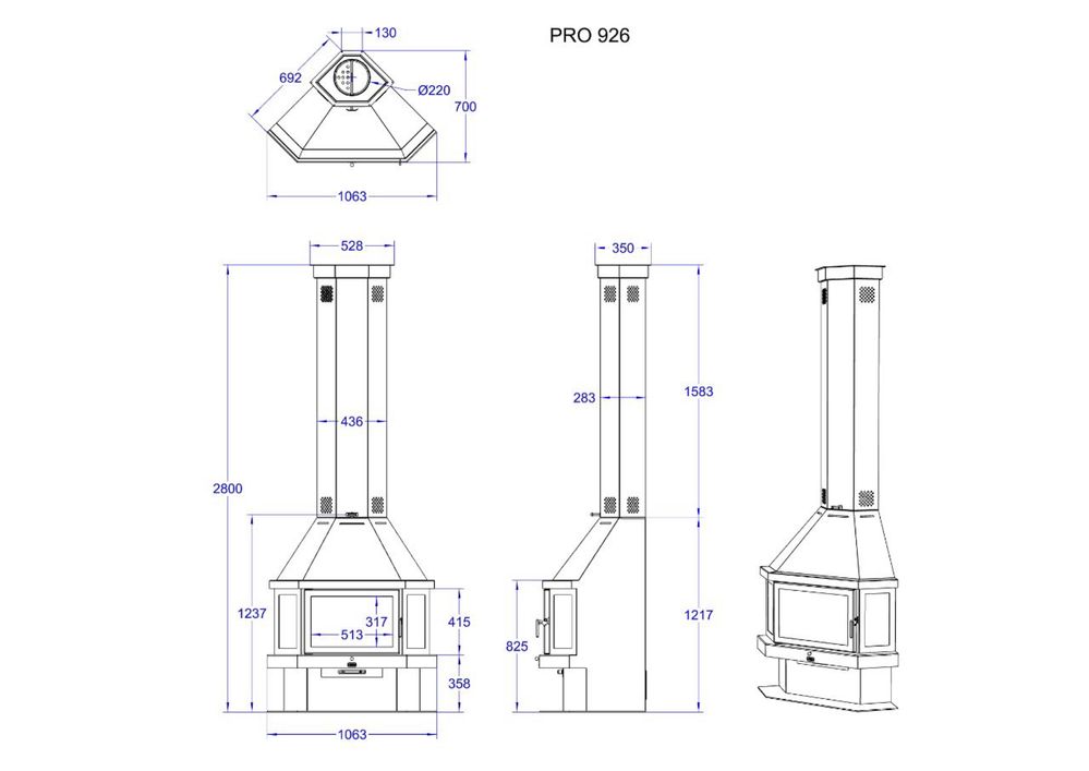 Камин «PRO-926»,печь,отопление,обогрев