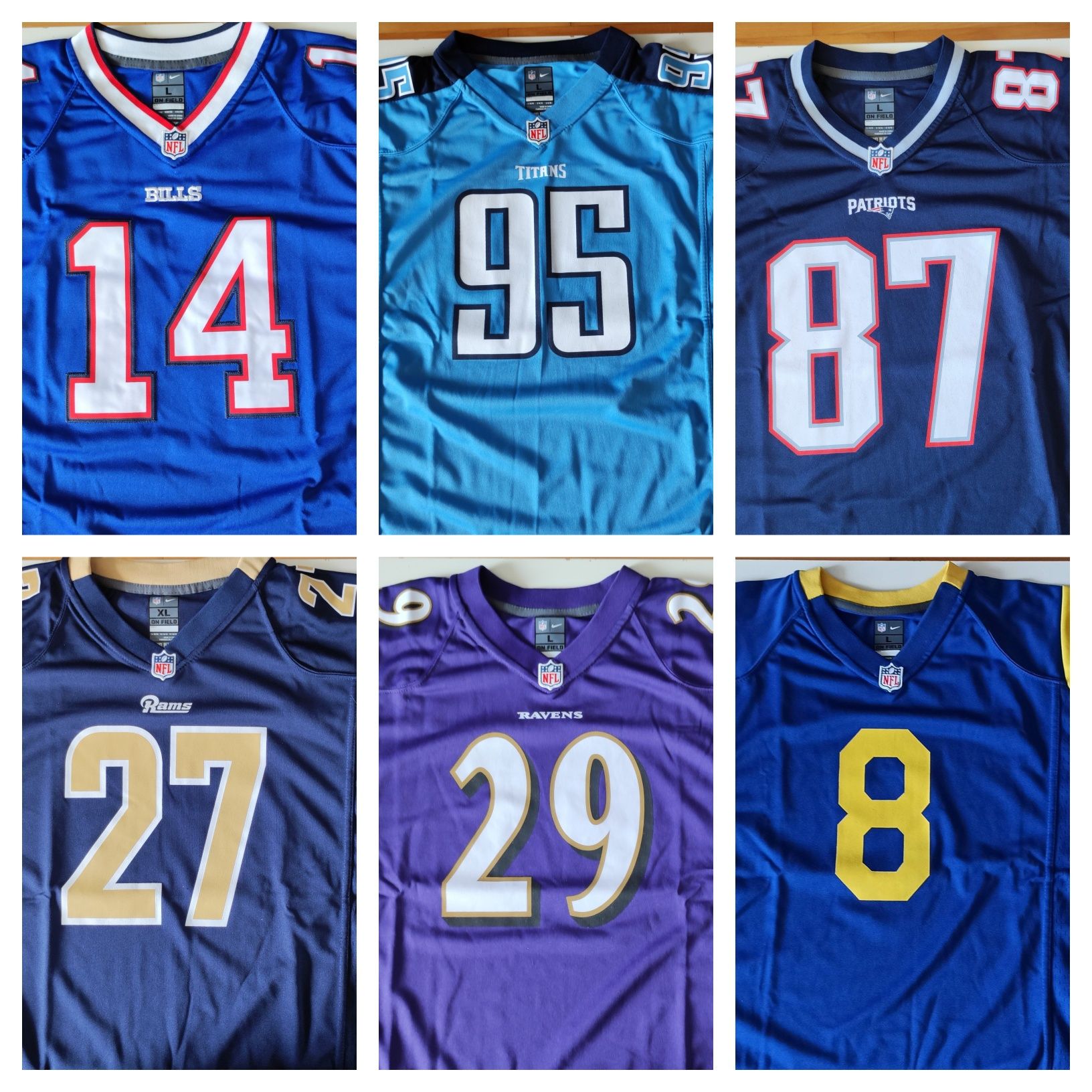 tricou nou copii 10-18 ani echipe NFL/Nike/Original/fotbal american