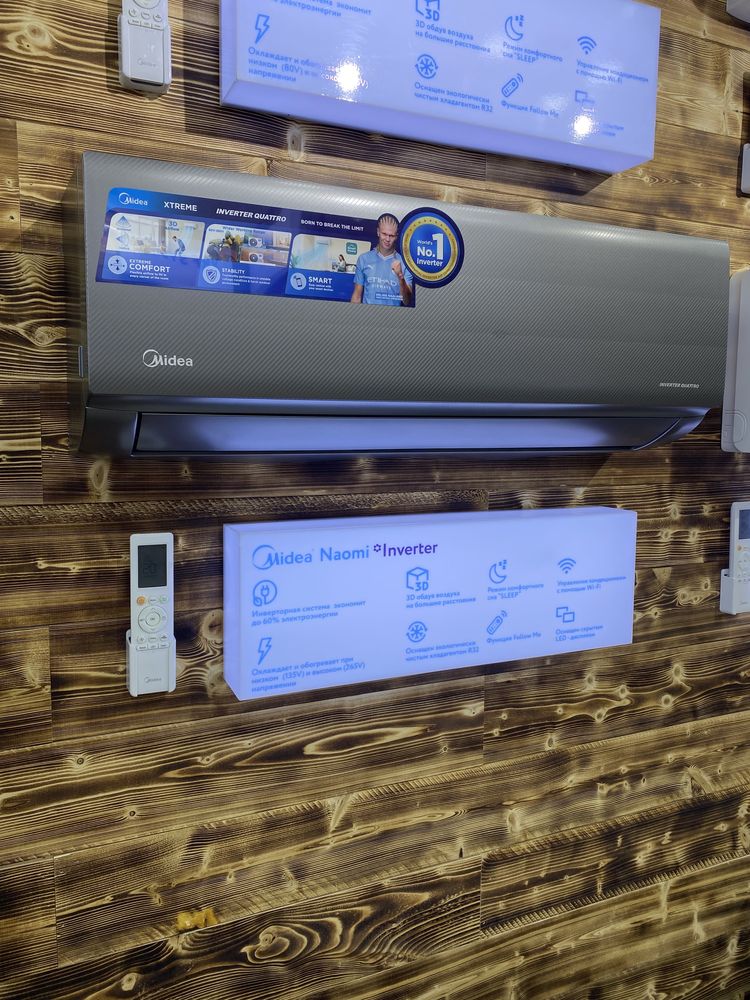 Кондиционер Midea модель NAOMİ- 18,000 Btu / İNVERTER / Low Voltage