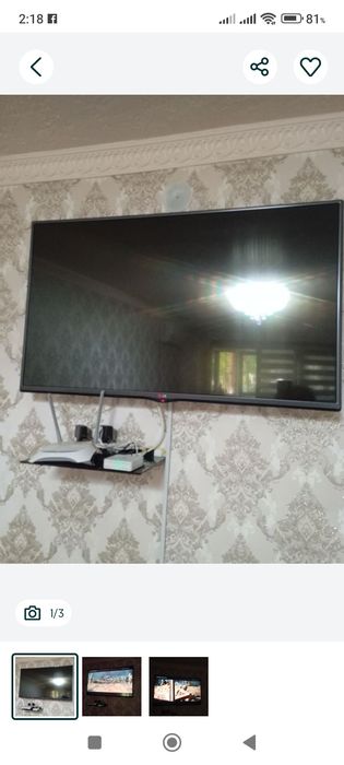 Продаётся телевизор плазменный LG 43 .