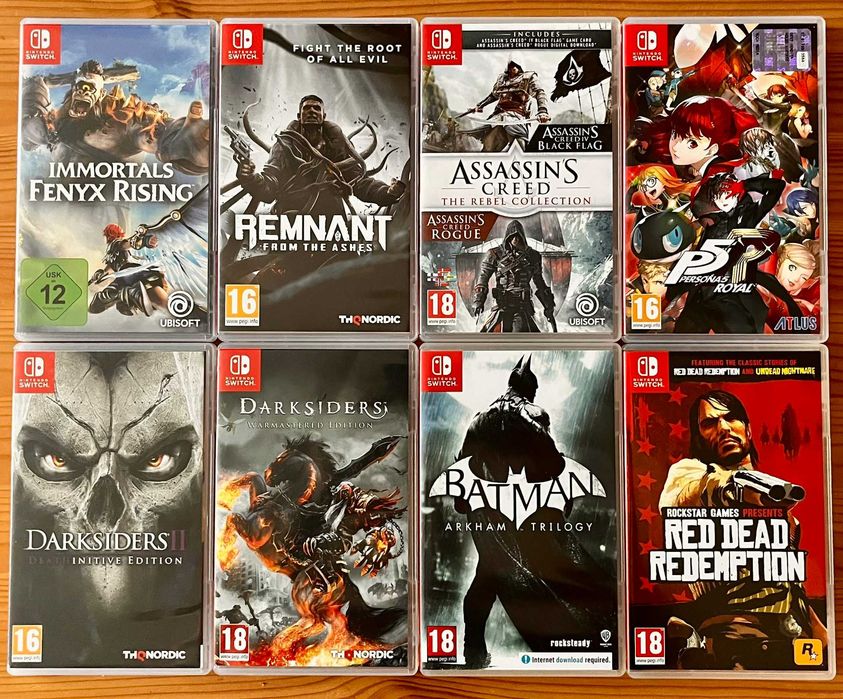 Jocuri Switch: Darksiders, Red Dead Redemption, Batman, Persona s.a.