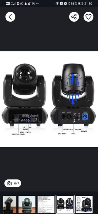 Vand moving Lumini DJ -  led 100w Beam